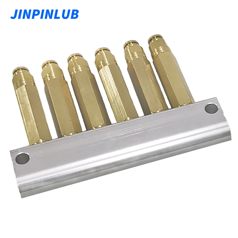 

JINPINLUB MG2K 2-6 способов NLGI-2 смазка PDI дозирующий инжектор распределительный клапан для однолинейной системы смазки