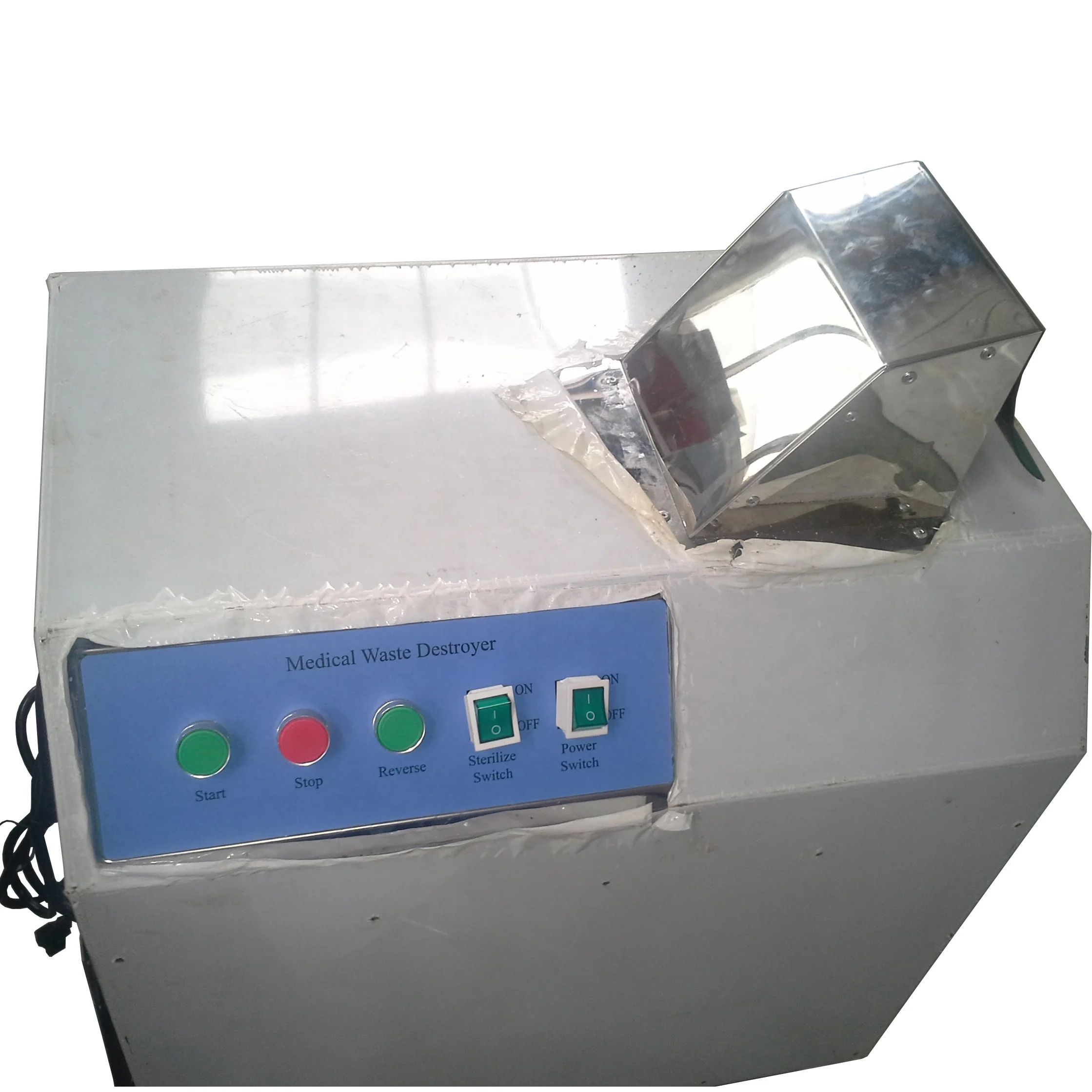 Easy Operation Medical Small Waste Crusher Treatment Equipment Shredder And Sterilizer