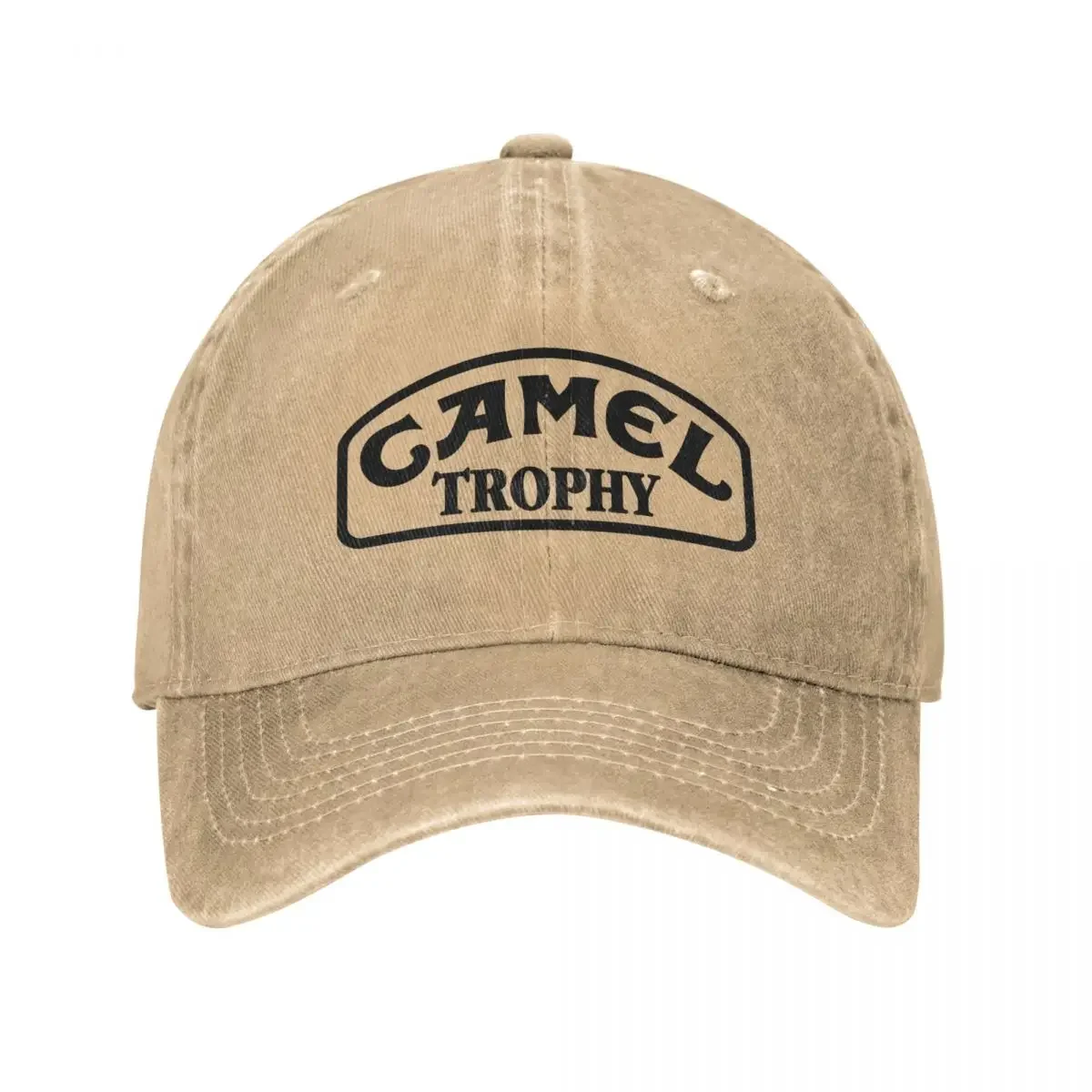 

Vintage Camel Trophy Baseball Caps for Funny Denim Washed Snapback Hat Adventure Adjustable Fit Caps Original Hat for Men Women