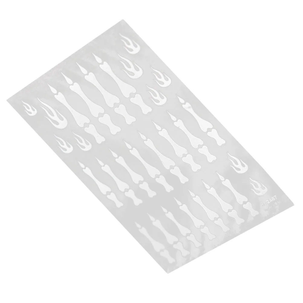 

1 Sheet Flame Nail Stickers Halloween Nail Stickers Festival Nail Decals Nail Decor flame decals nail flame stickers