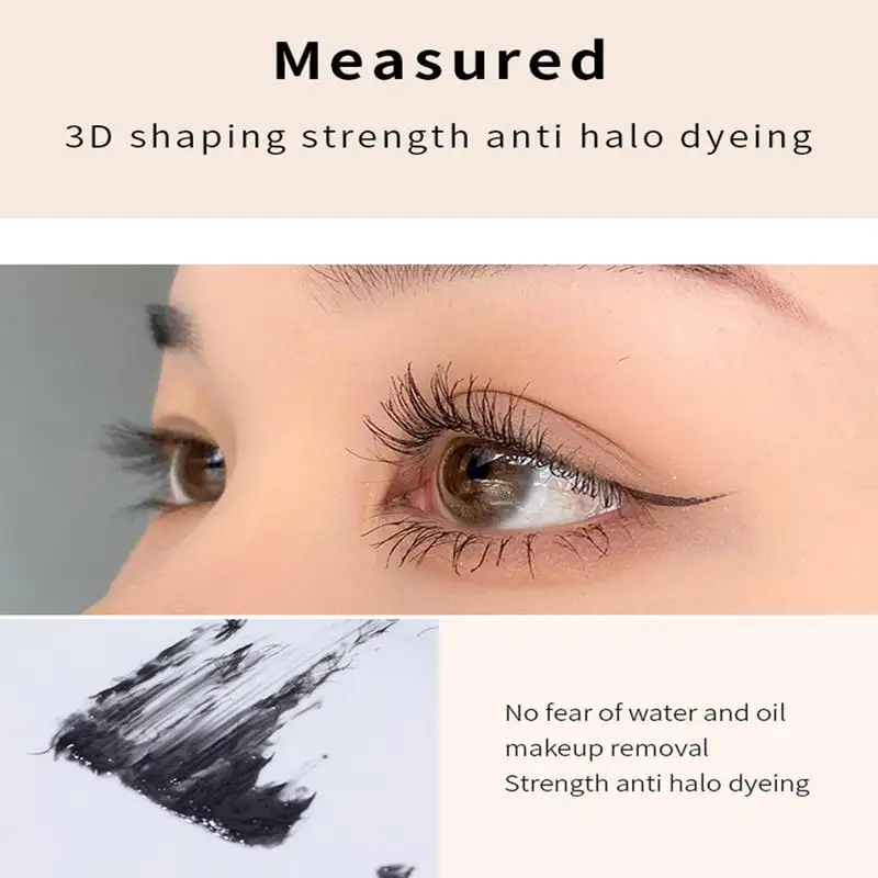 Mascara noir allongeant pour les yeux, pinceau fade-verde, maquillage croissant pour les boucles spectaculaires et le volume, lifting et curling, 10ml