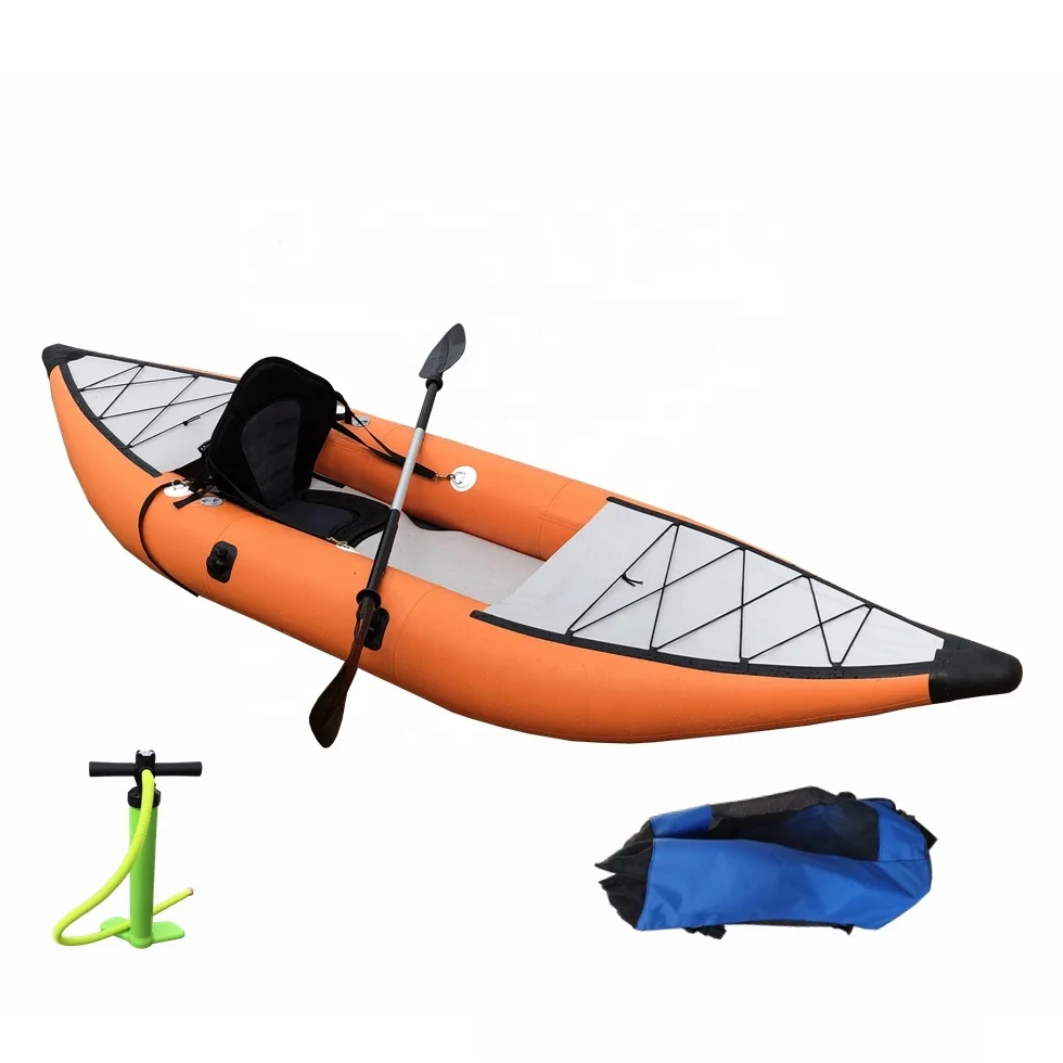 

New 2024 PVC and Drop Stitch Floor Two Persons Fishing Boat Inflatable Kayak Canoe