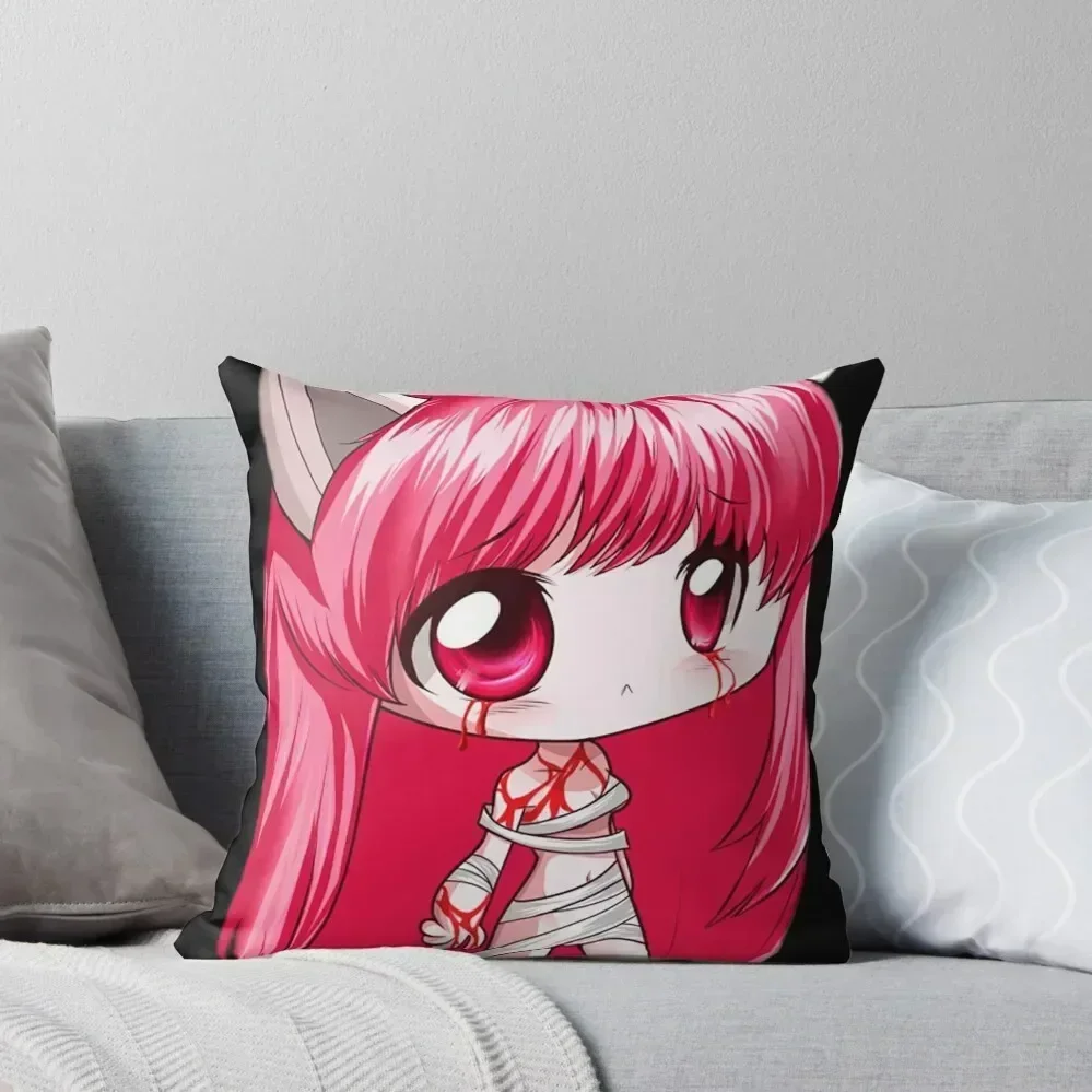 

Lucy -Elfen Lied Throw Pillow Bed pillowcases Decorative Cushion pillow