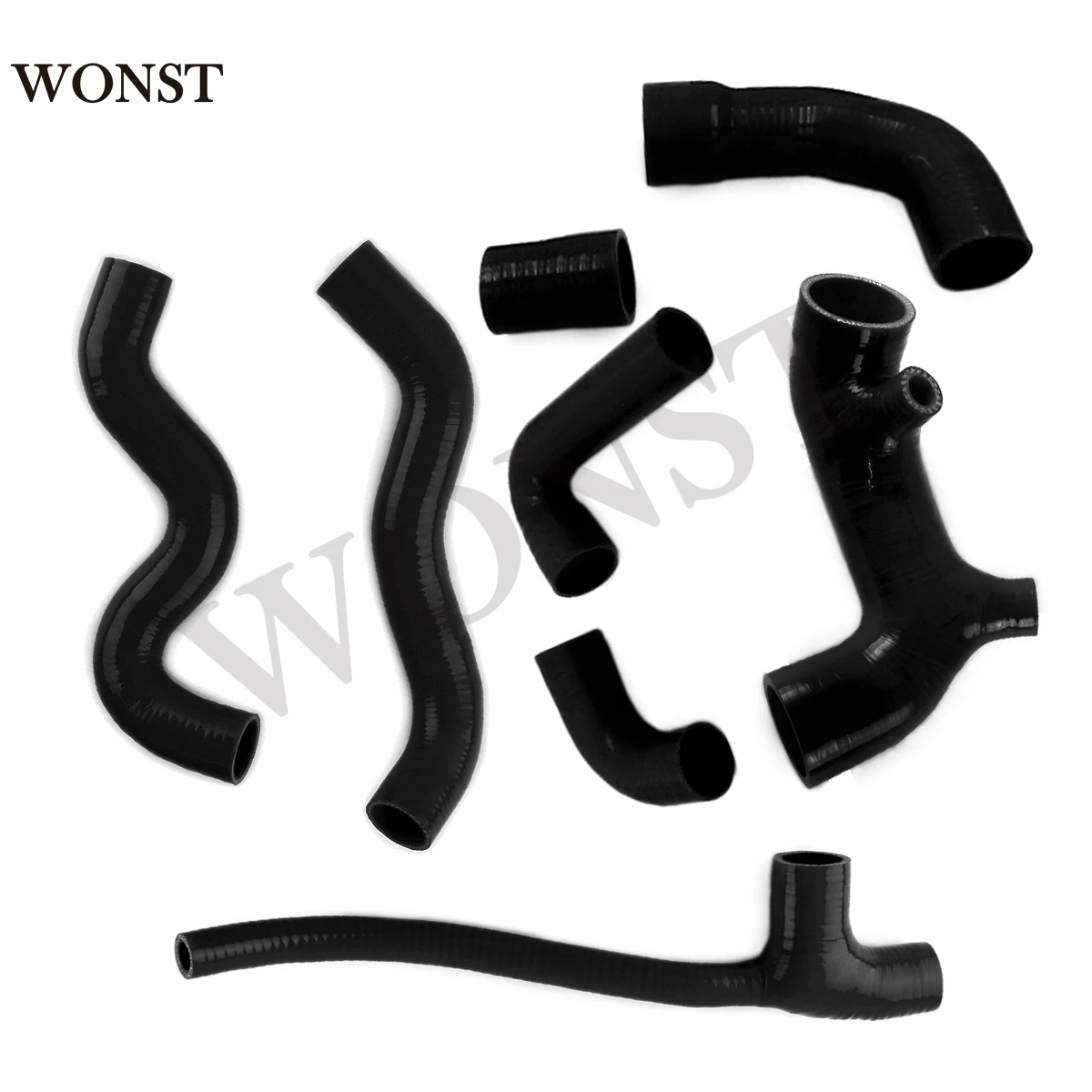 

Silicone Hose Kit For 1989-1995 Fiat Uno Turbo i.e 1.4 MK2 Intercooler+Radiator+Air Intake Repalcement Connector Silicone Tube