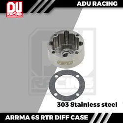 Custodia differenziale anteriore/media/posteriore in acciaio ADU RACING 303 per ARRMA 6S RTR