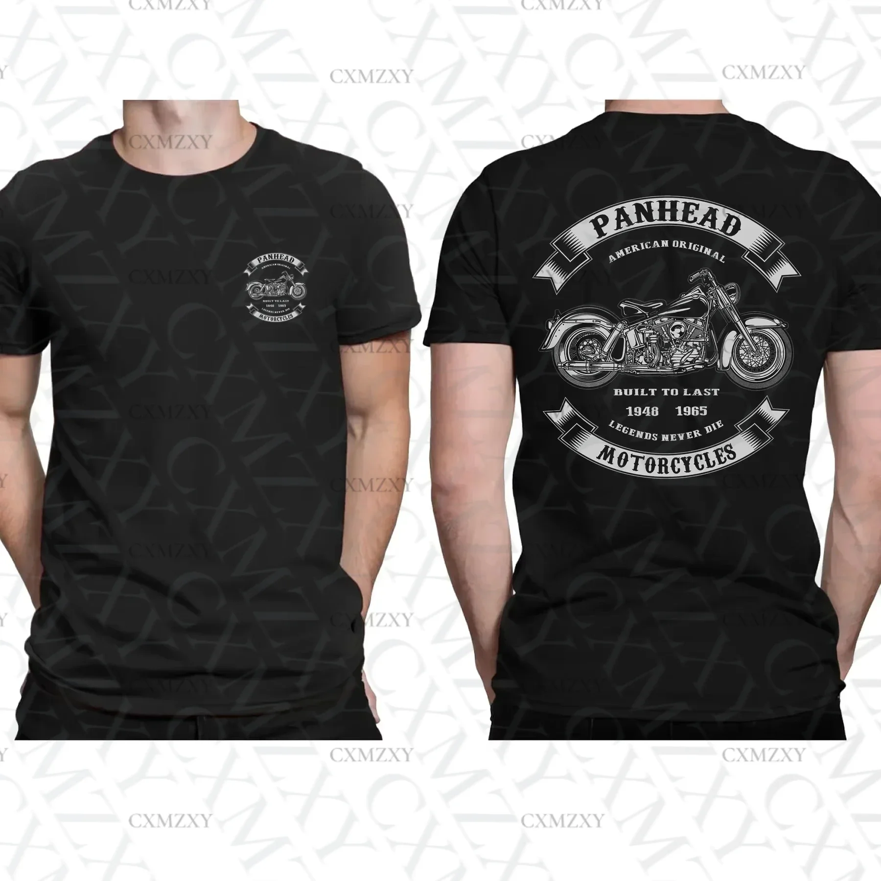 

2025 Men's 'Speed Junkies' Graphic T-shirt Biker Chopper MC Indian Street Clothing for Motorcycle S-3XL Casual T-shirt