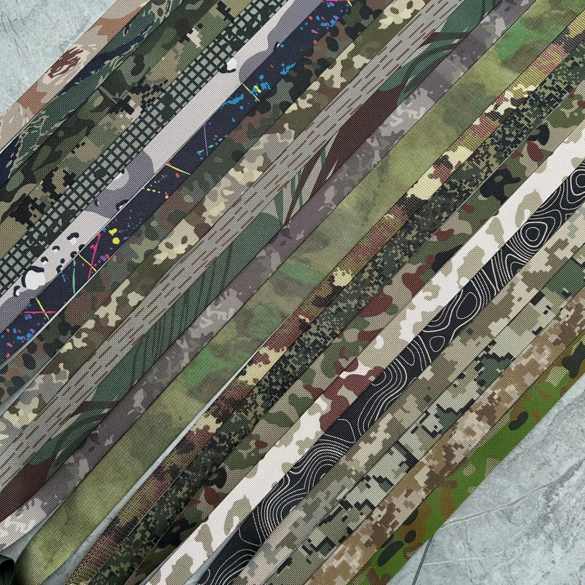 5 متر شريط النمر AOR1 AOR2 TAZ16 Flecktarn US4CES Mecixo Swamp AMCU حزام التمويه Rhodesian MCAP MCAD M70 M90 حزام