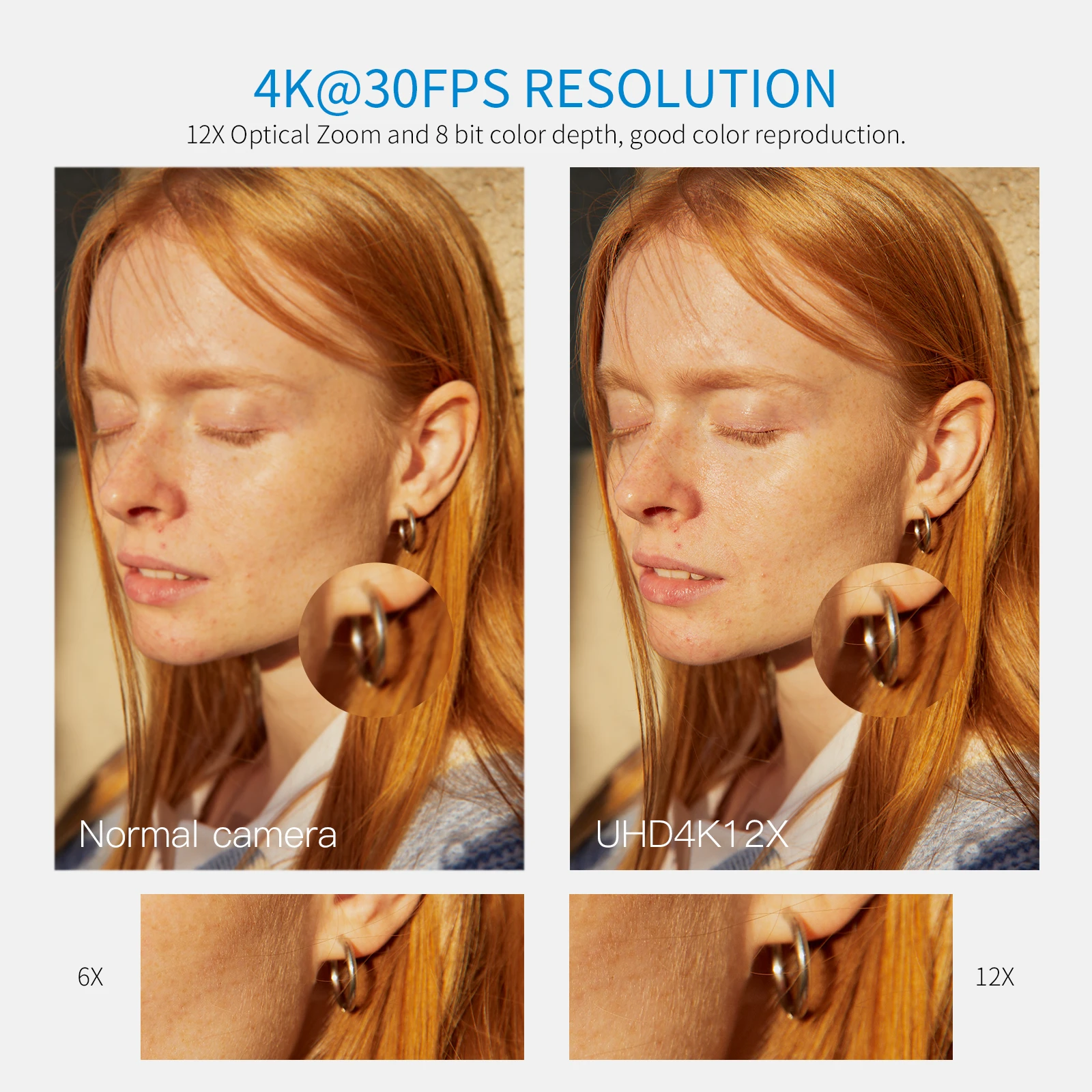 FEELWORLD-cámara SDI UHD4K12X PTZ, HDMI, USB, IP, Zoom óptico 12X, 4K, 30FPS, para transmisión en vivo de videoconferencia, educación