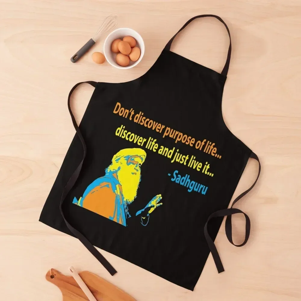 

Sadhguru Apron Sexy work gowns for women cleaning Women's Dress chefs Apron