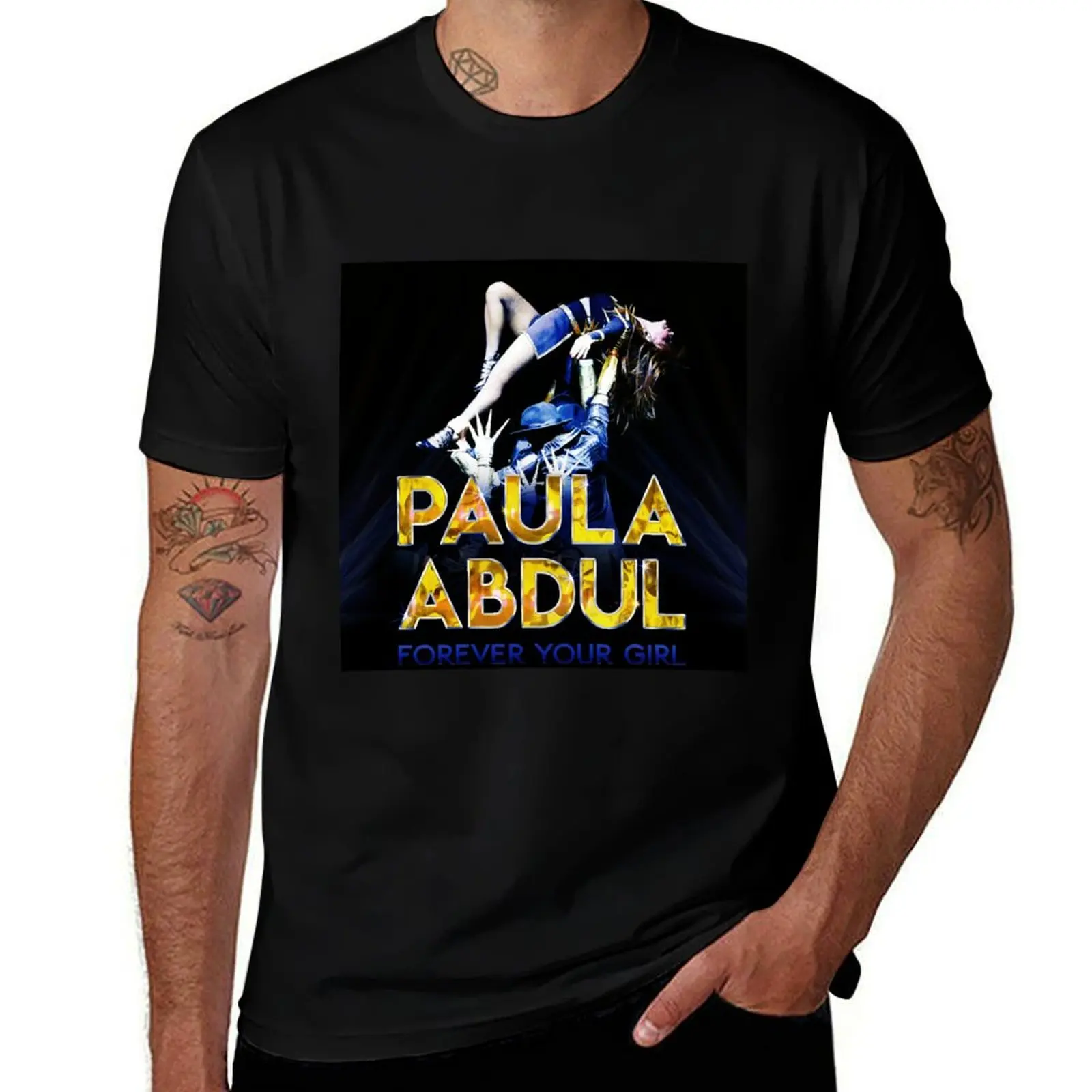 

paula forever your abdul girl tour 2019 2020 kurangtidur T-Shirt Plus Size Quick Dry Sports Tee