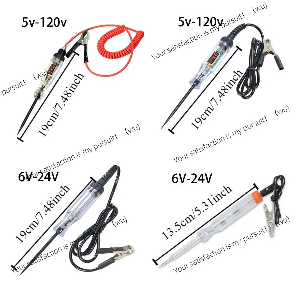 ZOCI-Digital Display Voltage Circuit Tester 6V 12V 24V Multifunction Car Diagnostic Probe Test Pen Auto Diagnostic Detector