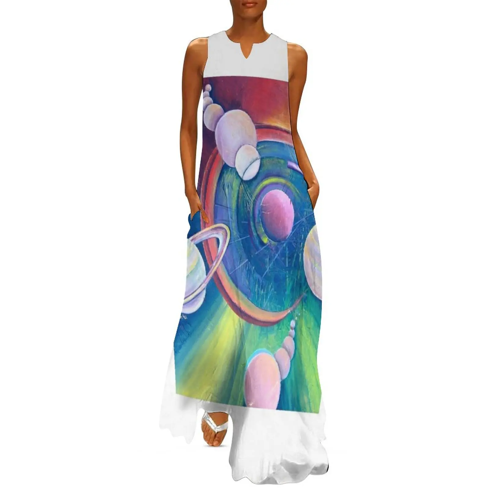 Planetary Alignment Long Dress evening dress ladies birthday dresses for women