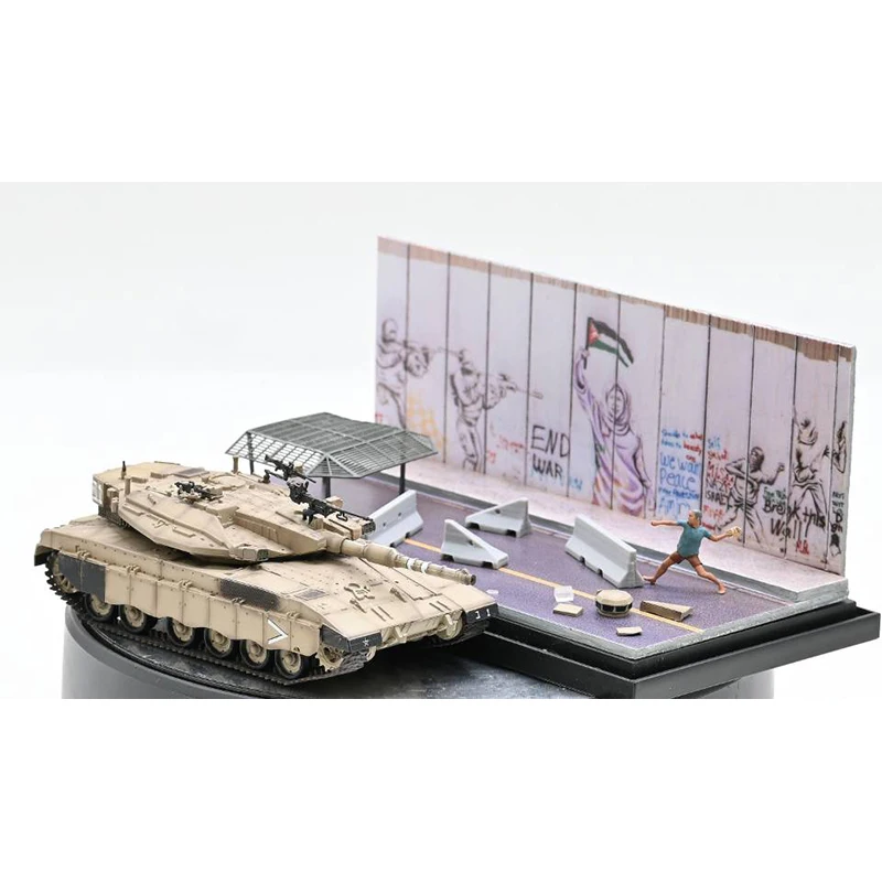 1:72 Scale Plastic 75043 END WAR Merkava Main Battle Tank Model Militarized Combat Track Type Classics Collection Gifts Display