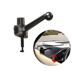 Cabezal de bola giratorio de 17mm para coche, montaje de Clip de ventilación de aire, salida Universal de coche, soporte de teléfono móvil, Base de soporte de teléfono móvil, 360