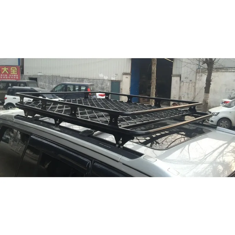 JIZHENG Aluminum Alloy Roof Rack Luggage Carrier With Above 100kg Capacity Easy Installation For Terracan