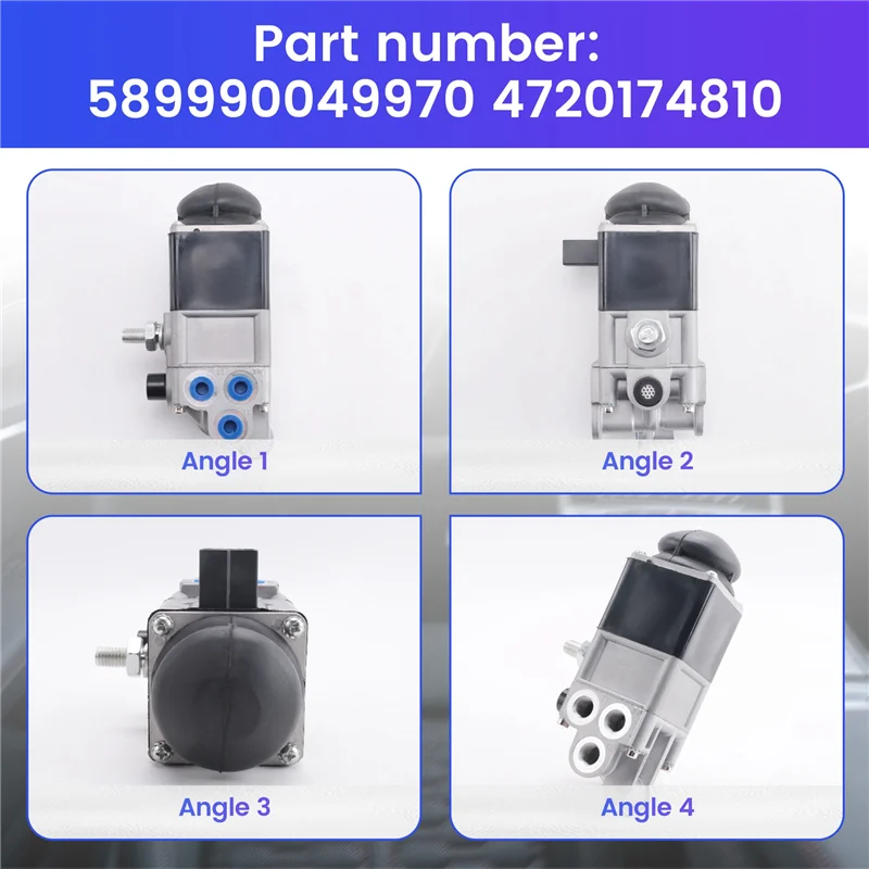 

A040-589990049970 4720174810 Truck Solenoid Valve For VOLVO Mercedes Benz Mandaf Iveco