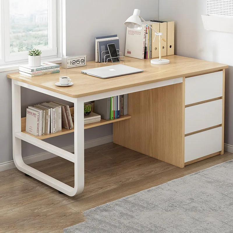 Modern Study Office Desk Aesthetic Relaxing Creative Clear Fashion Accent Office Desk Living Room Meuble Bureau Home Furniture