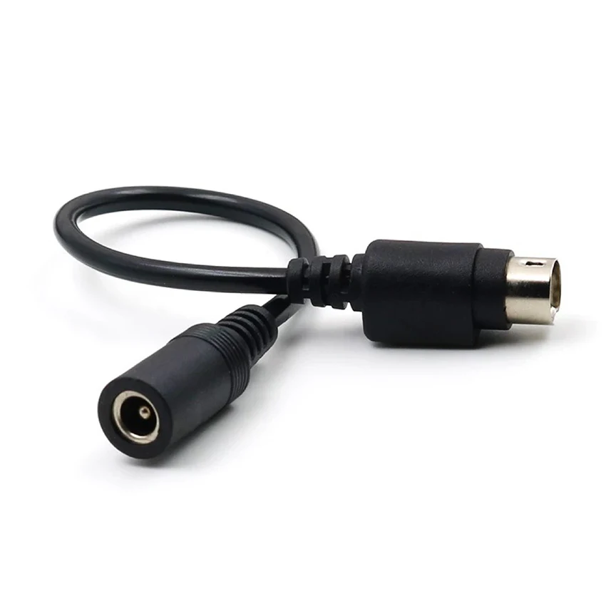 

DC Female 5.5*2.1mm to male 3-Pin / 4-Pin Cable Lead For TV LCD VCR power supply conversion is suitable hard disk recorders