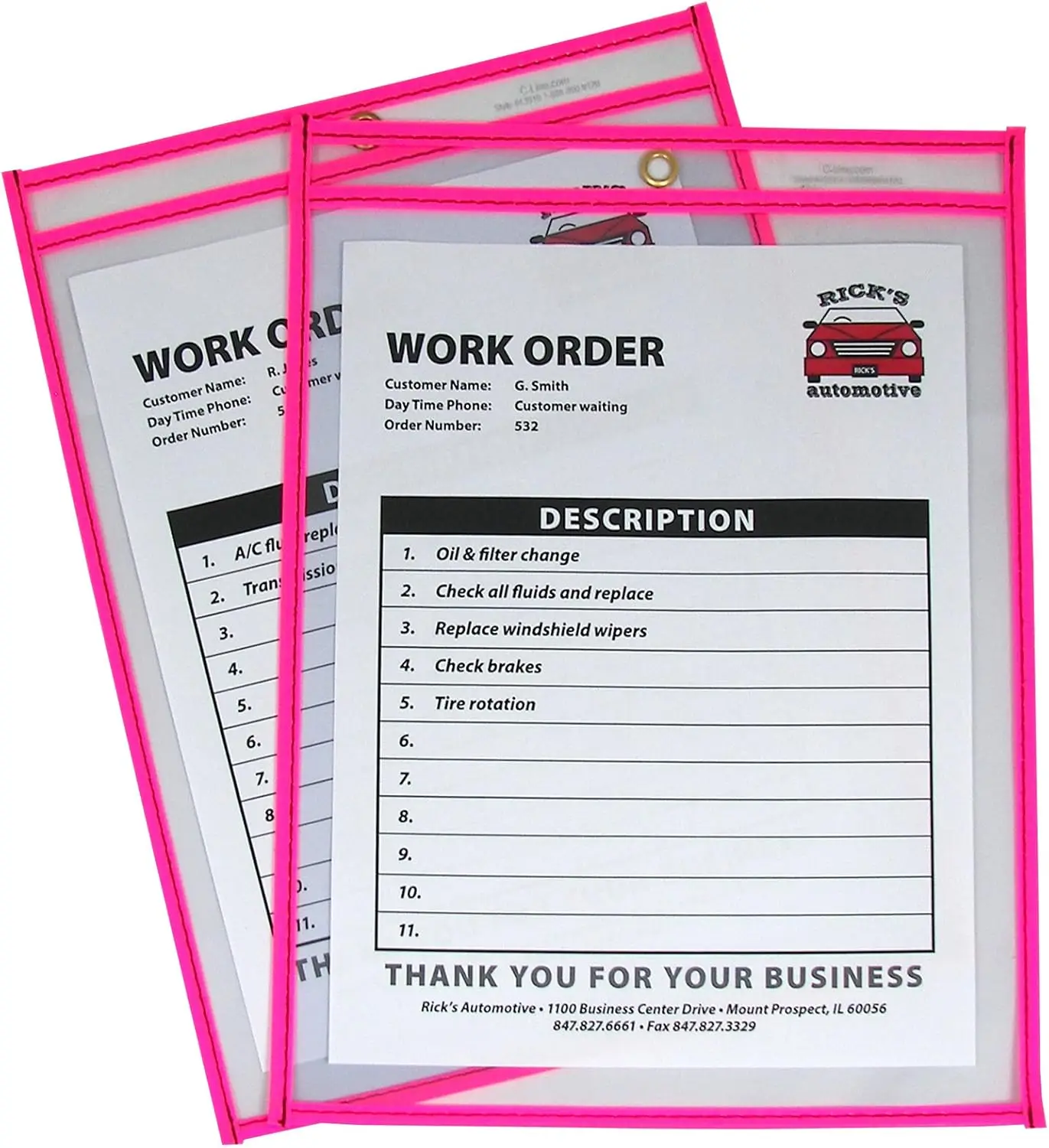 Neon Stitched Clear…