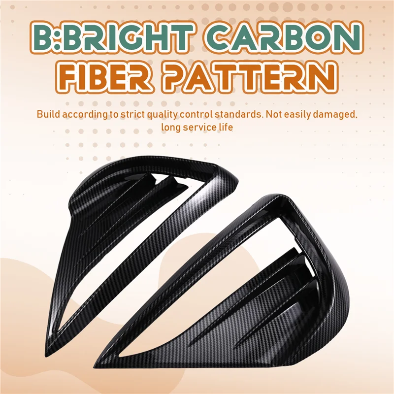 

Лампа, передняя противотуманная фара, защитный чехол, ветровой нож, спойлер, накладка для Tesla Model Y 2021-23, украшение из АБС-пластика, яркий карбон