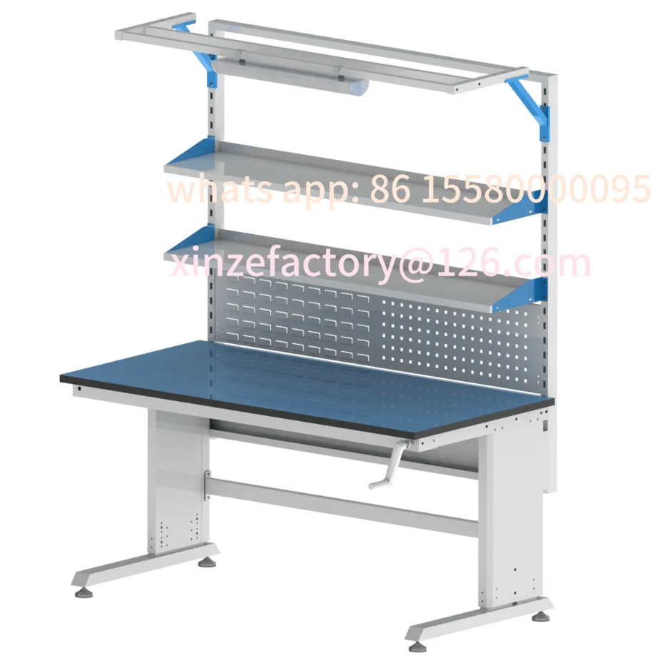 

Customizable hand lift table adjustable height