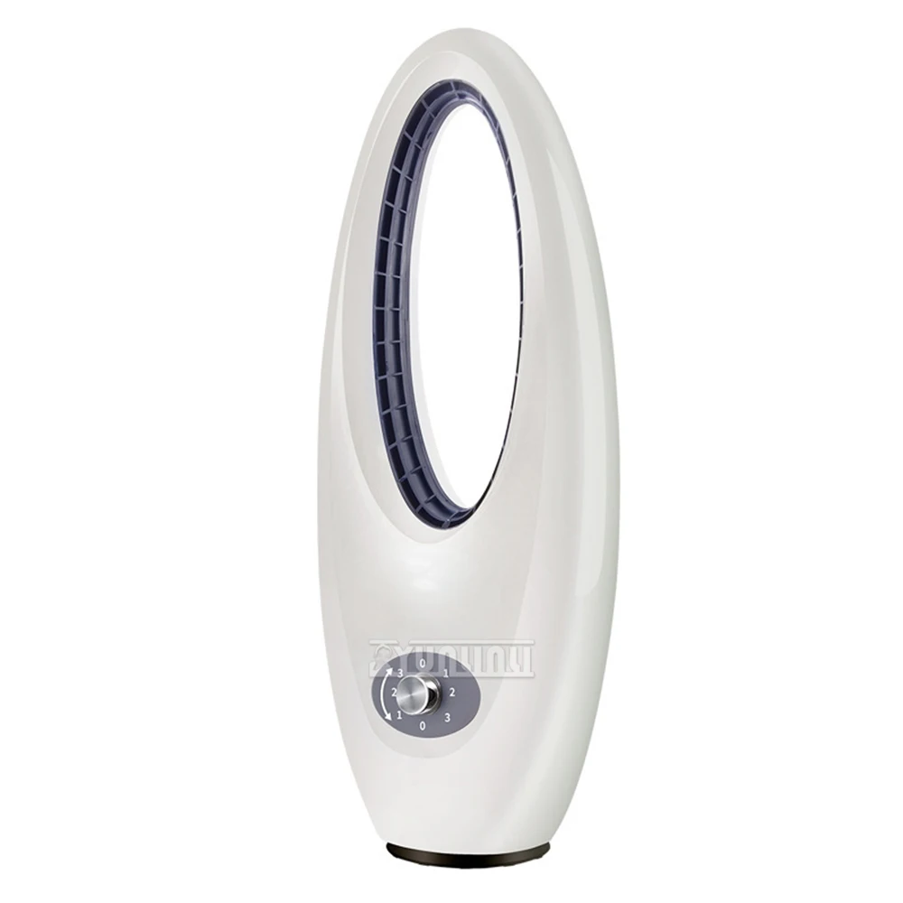 Бытовой электрический вентилятор без листьев с 3-й скоростью ветра, вертикальный вентилятор кондиционера