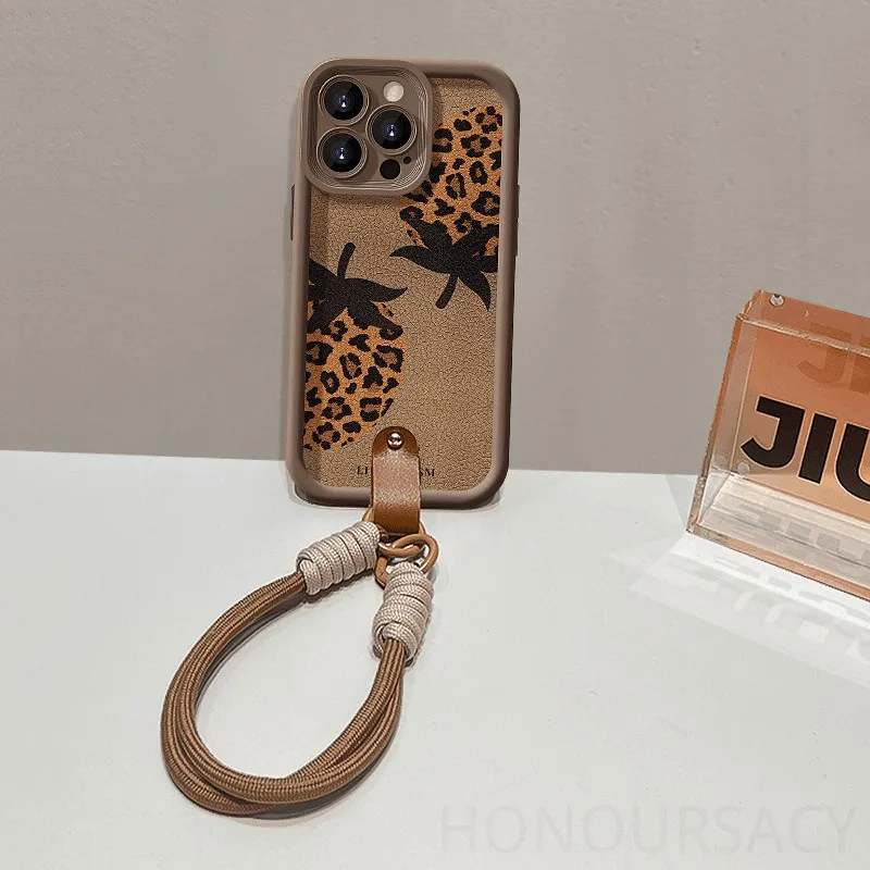 

Мягкие кожаные чехлы для телефонов с пряжкой для IPhone 16 15 13 Pro Max 14 Pro 12 11 17Air High-end Skin Feel со ремешком Apple Back Cover