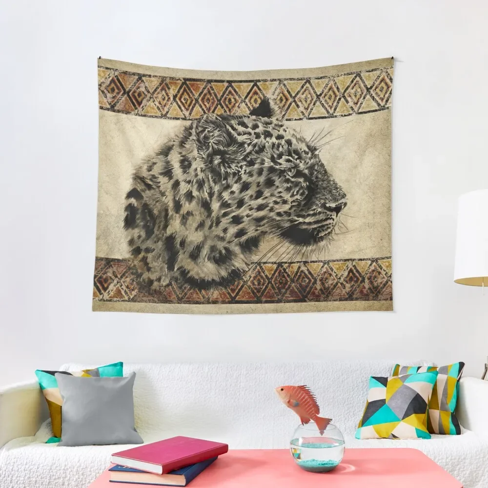 

Serengeti Leopard Tapestry On The Wall Aesthetic Room Decor Decor Home Tapestry