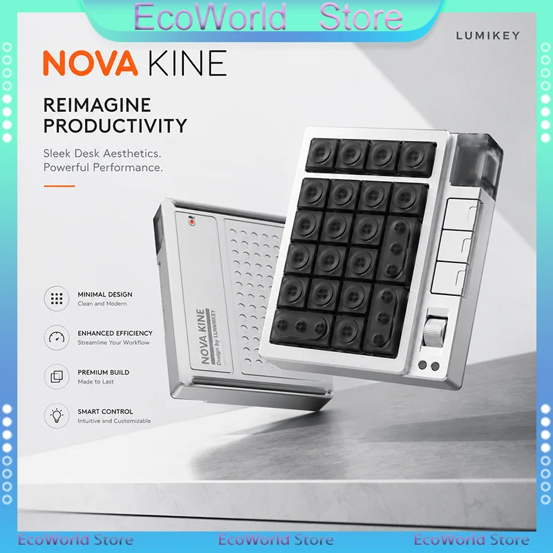 LUMINKEY NOVA KINE テンキー ワイヤレス トリモード ミニメカニカル