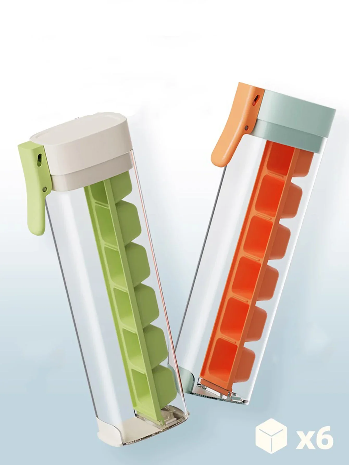

mold household ice making artifact frozen cube box food grade press tray refrigerator storage grinding popsicle ice cream mold