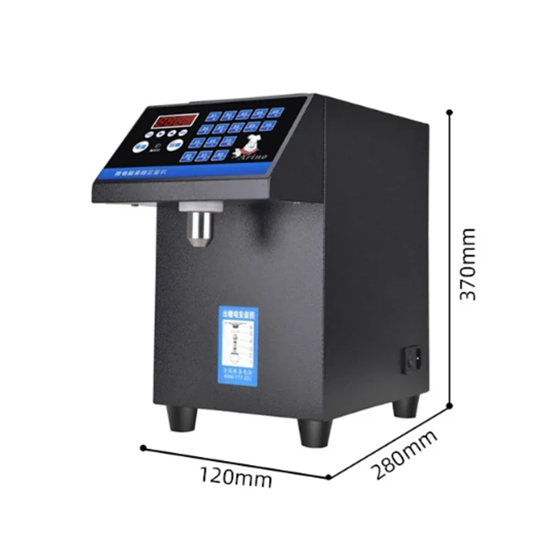 5L Microcomputer Controlled  Fruit Sugar Doser Fructose Dosing Machine for Bubble Tea Shop Juice Drink Fructose Dispensing