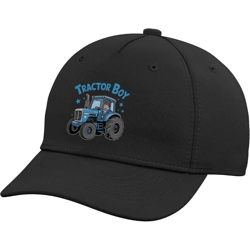 Cute Farm Tractor Kids Farming Farmer Men Boys Tractors Adjustable Baseball Hat