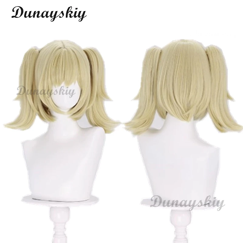 Burnice Whita Cosplay Wig Zenless Zone Zero Sons of Calydon Double Ponytail Hair Heat-resistant Fiber Hair Free Net Halloween