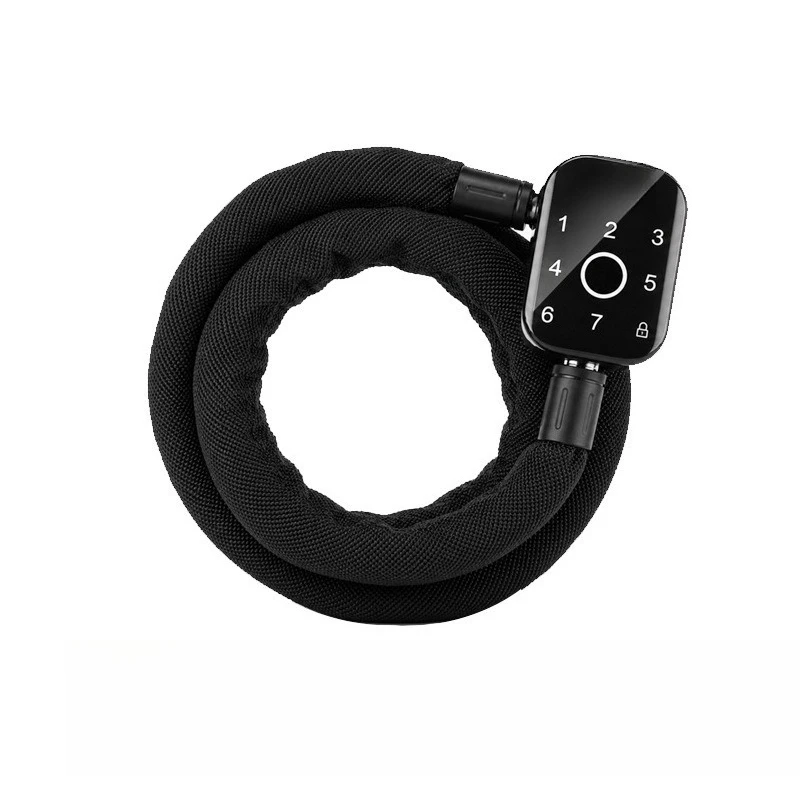 Bicycle lock Motorcycle anti-theft chain Smart fingerprint lock