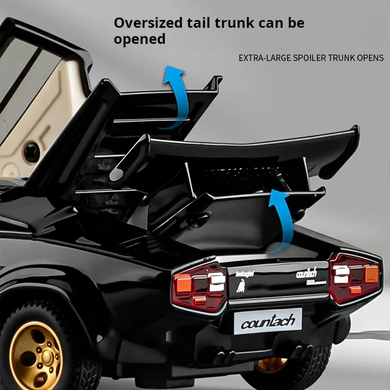Maßstab 1:32 Lamborghini Kanta LP500S Legierung Premium Modell Spielzeugauto Sound&Light Zurückziehen Spielzeugauto Jungen Geschenk Sammlerstücke