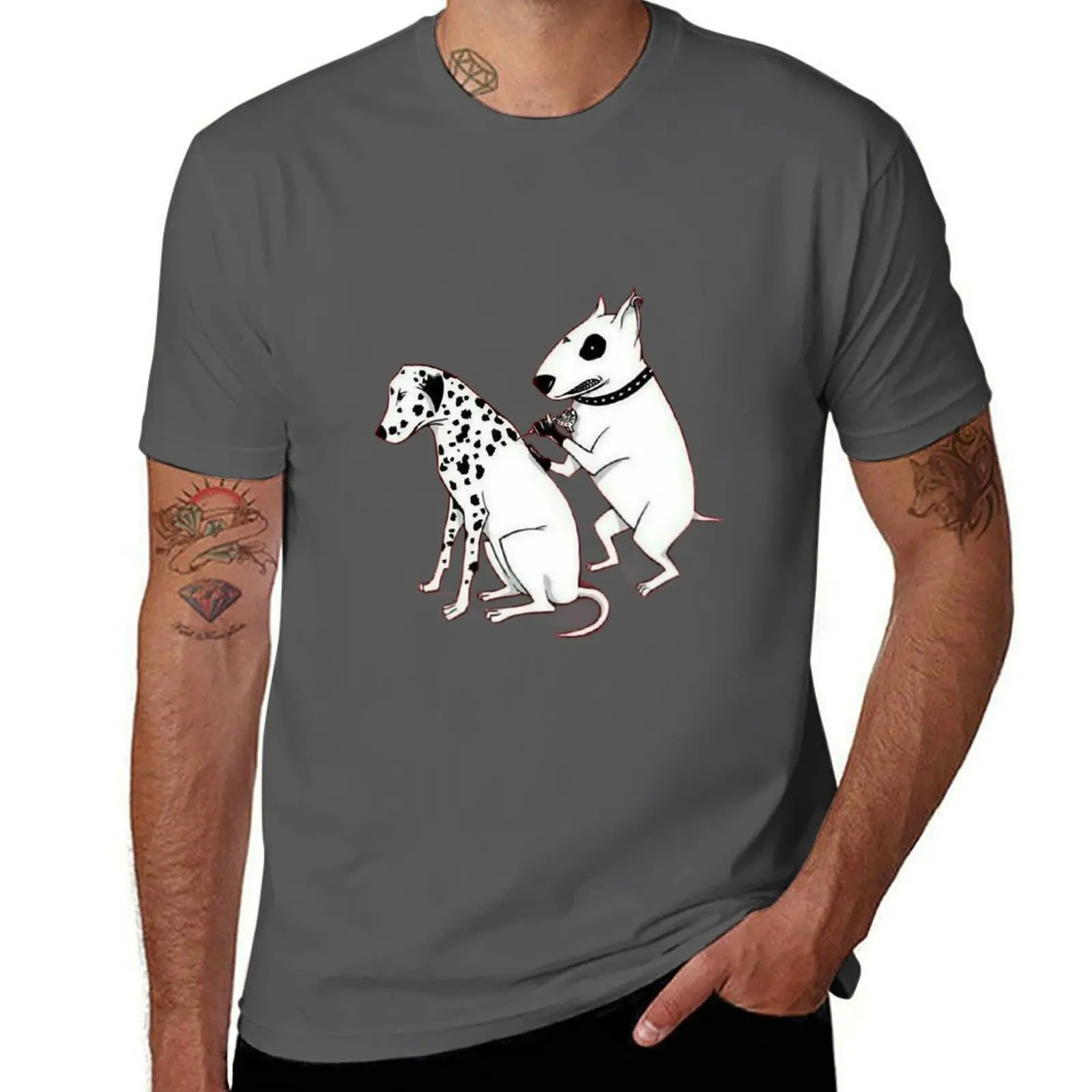 

Dalmatian Tattoo T-Shirt Holiday Lightweight T-Shirt