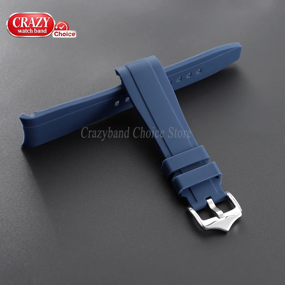 20mm22mm for Rolex Rubber Strap for DW For Casio Universal CurvedEnd Silicone for Seiko WatchBand MenWomen Sport Waterproof Belt