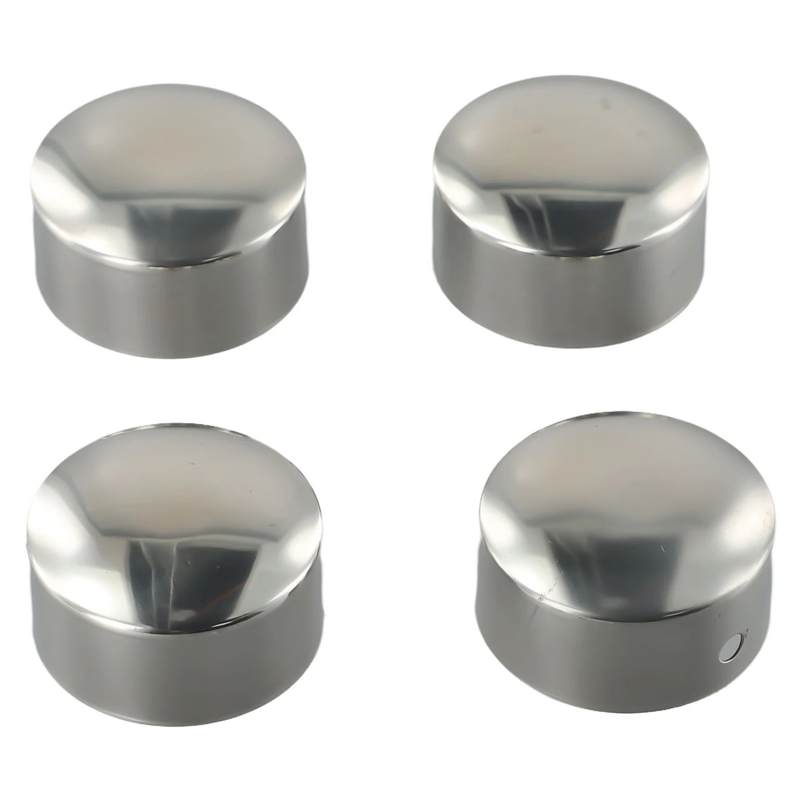 Round End Cap 2 Pairs 45mm Diameter 4pcs Cover For Keeping Water Out Handrail Neat Prevent Dirt & Dust Ingress