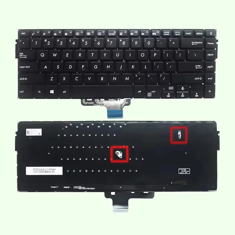 

Keyboard for Asus VivoBook S510 X510 X510U X510UA X510QA S15 S510U S5100UQ UK505B U5100UQ F510U A510U with backlit US layout