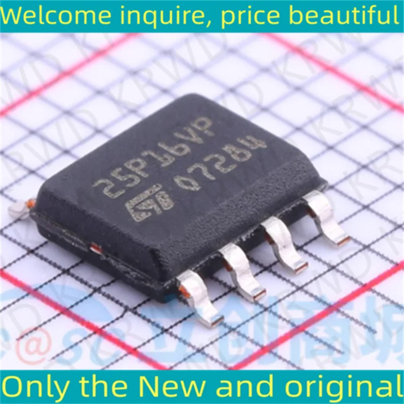 5PCS 25P16VP New and Original IC Chip SOP8 M25P16-VMN6TP M25P16-VM M25P16 25P16