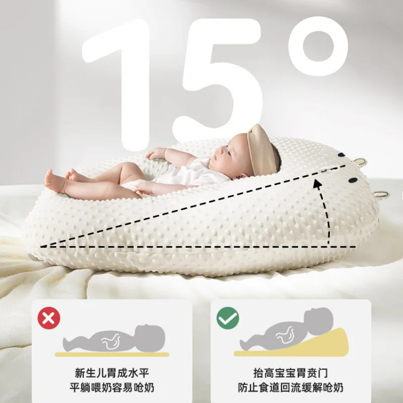 الطفل مكافحة البصق المنحدر وسادة الوليد الكذب تغذية جهاز مكافحة تجاوز الاختناق المنحدر وسادة المرأة الحامل الرضاعة الطبيعية وسادة