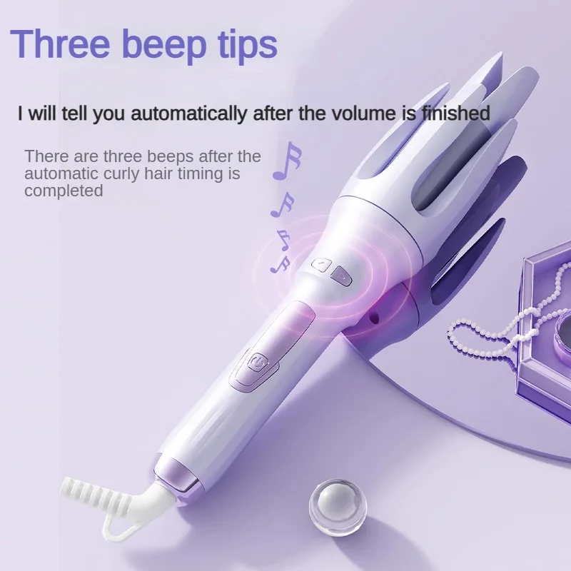 أداة تصفيف أوتوماتيكية لتجعيد الشعر ، أسلاك كهربائية دوارة ° ، شاشة LCD ، موجة طويلة الأمد ، 32 ، حجم كبير ، مجعد الشعر