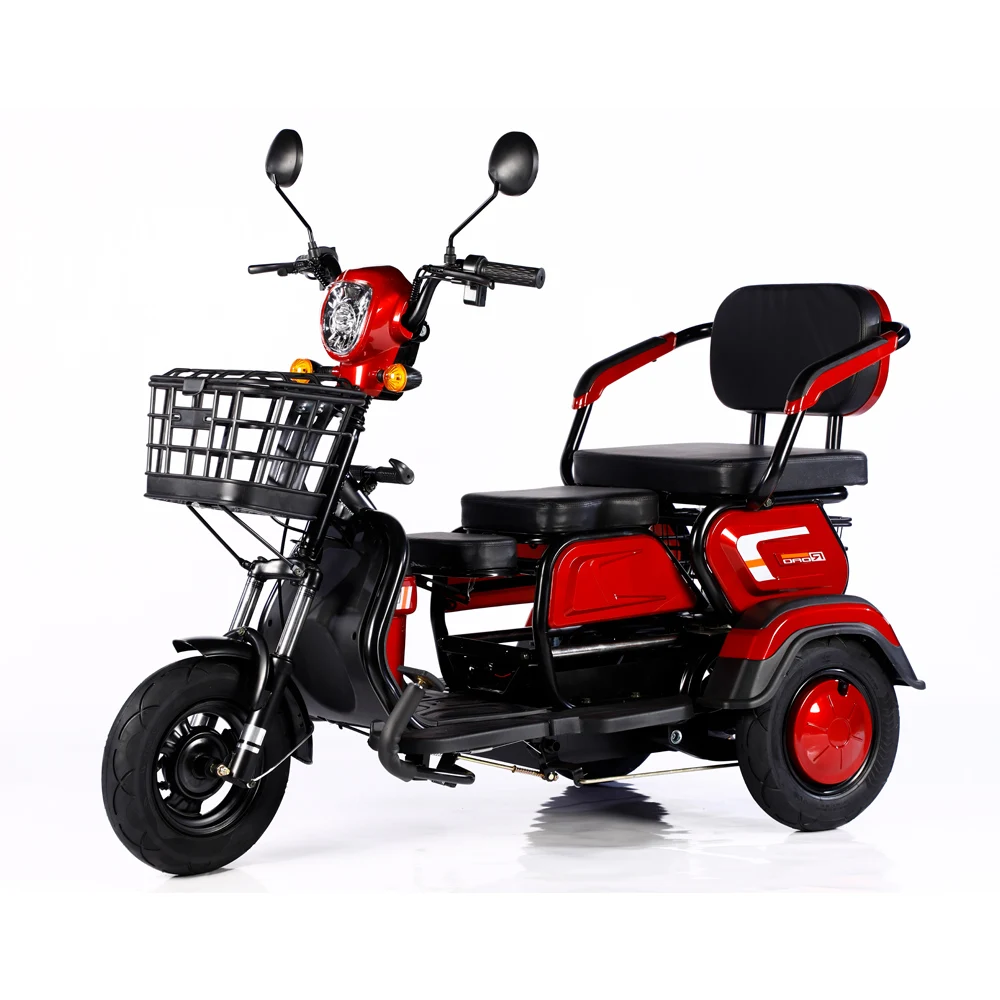 

Wholesale 600W 1000W Electric Bike 3 Wheel 48V 20Ah Cargo E Bike Electric Tricycle Motorcycle for Adults