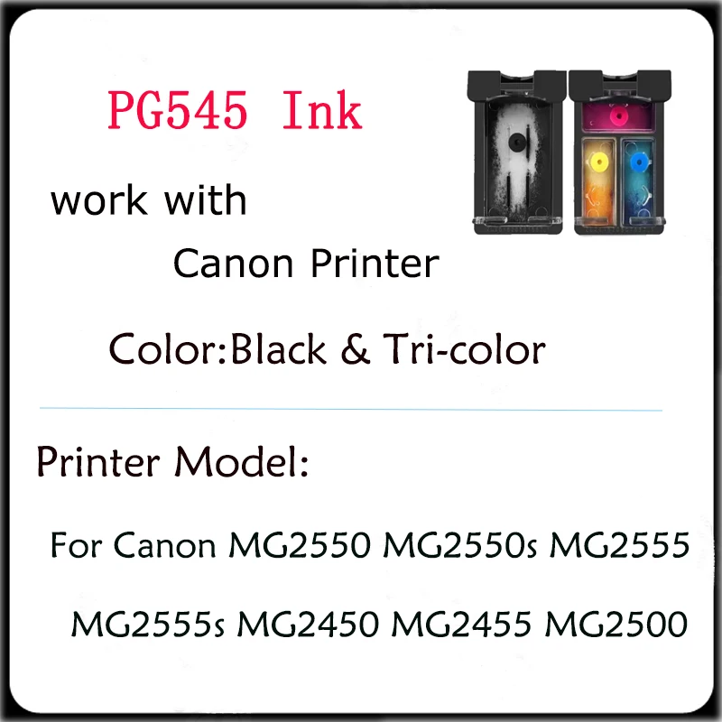 For Canon pg-545 CL-546 545 546 XL  Cartridge For Canon  Pixma IP2800 IP2850 MX495 MG2950 MG2450 MG2455 MG2500 MG2540