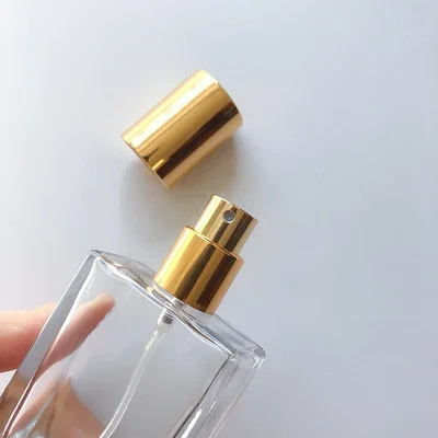 2020 NEW Hot 10 Piece 30ML Portable Transparent Glass Perfume Bottle With Aluminum Atomizer Empty