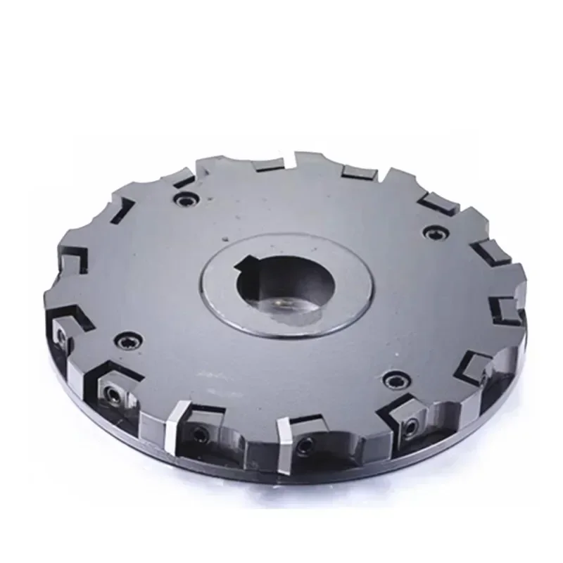 CNC Indexable Face Mill Cutter 100/125/160/200/250/315mm, Double-Sided Slotting & Grooving Disc for Milling Machines