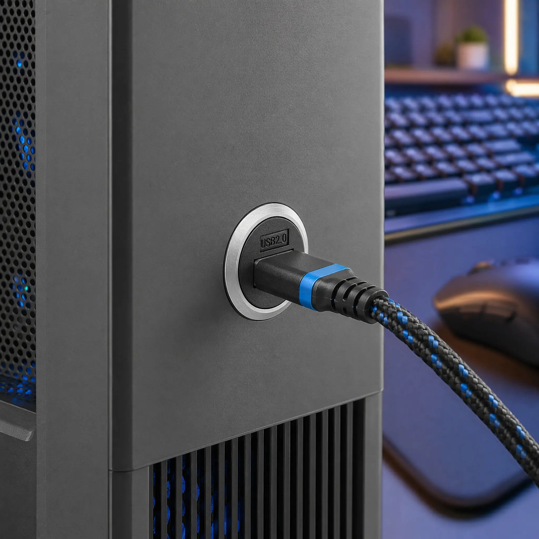 adaptador-de-acoplamento-usb-para-montagem-em-painel-com-conector-usb-20-femea-para-femea-para-instalacao-em-campo-sem-necessidade-de-soldagem-ideal-para-receptores-de-audio-e-video