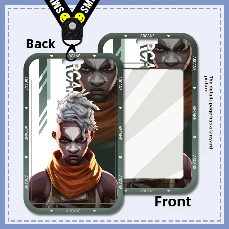 Arcane Jinx Fashion Card Cover Plastic Badge Holder Lanyard Business Card Holder ID Cards Holder Door Cards Case Small Gifts New