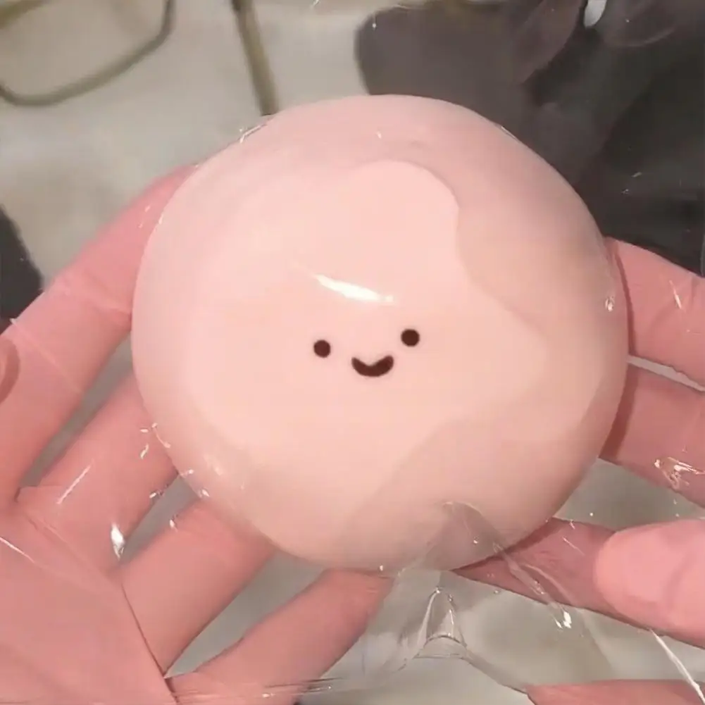 Piłki jogurtowe z serii Sweetheart, wyciskanie zabawy błoto, różowe delikatne i zabawki i odbicie, dekompresja wentylacyjna dla studentów P8x9
