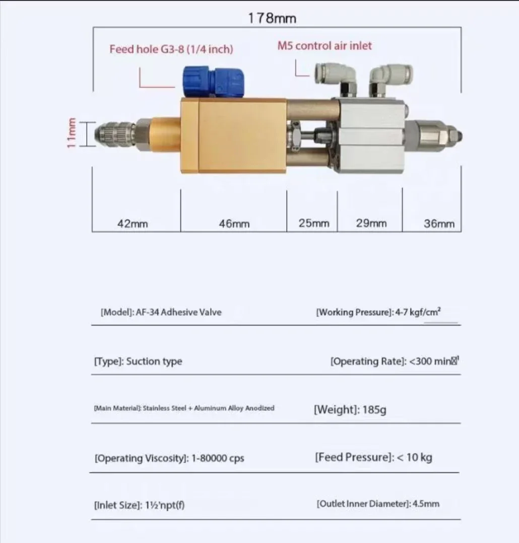 

TLF SICHUN Recoil Precision Dispensing Valve 0.3kg Lightweight 3 Months Warranty Certified Made in Guangdong